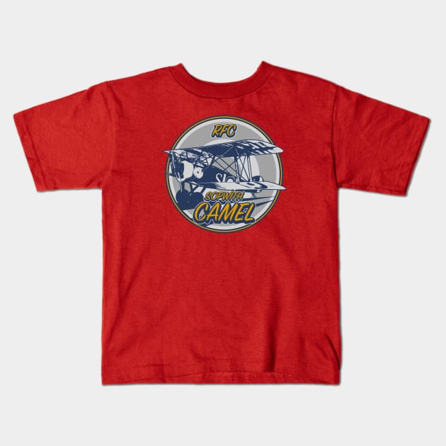 Sopwith Camel Kids T-Shirt by Tailgunnerstudios